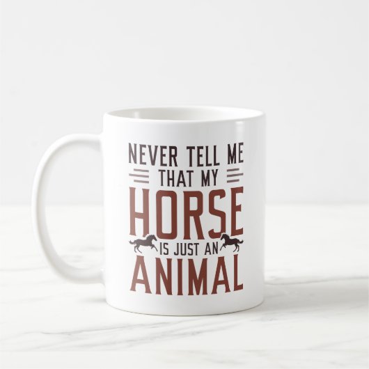 Mug Juste un animal (Gauche)