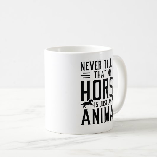 Mug Juste un animal (Devant droit)