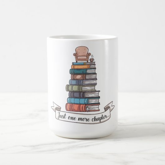 Mug Juste un chapitre de plus - Conception de livre co (Centre)