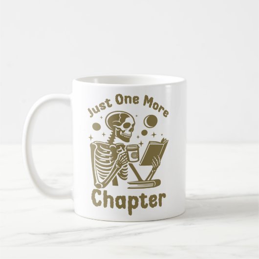 Mug Juste Un Chapitre De Plus, Lecture De Squelette De (Gauche)