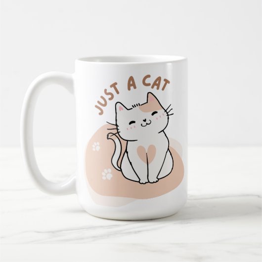 Mug Juste Un Chat Adorable Amateur De Chat | Minimal K (Gauche)