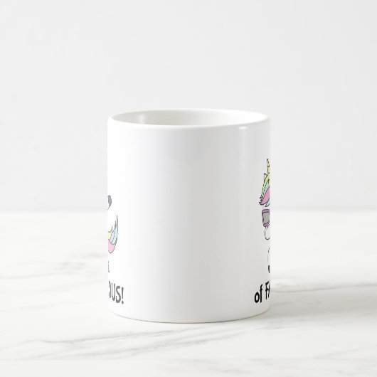 Mug Juste un (dab) de Fabulous ! Unicorne (Centre)