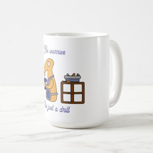 Mug Juste un exercice (Devant droit)