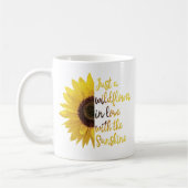 Mug Juste un Fleur sauvage amoureux du soleil (Gauche)