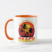 Mug Juste Un Garçon Qui Aime La Plage (Gauche)