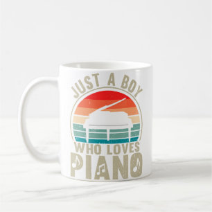 Mug Juste Un Garçon Qui Aime Le Piano Droit Pianiste