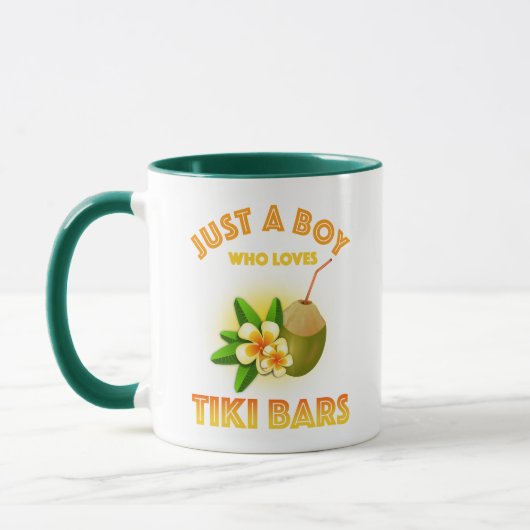 Mug Juste Un Garçon Qui Aime Les Bars Tiki (Gauche)