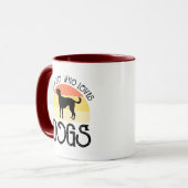 Mug Juste un garçon qui aime les chiens (Devant gauche)