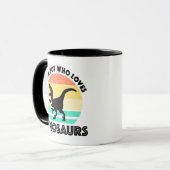 Mug Juste un garçon qui aime les dinosaures (Devant gauche)