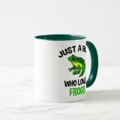Mug Juste un garçon qui aime les grenouilles (Devant droit)