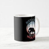 Mug Juste un garçon qui aime les loups (Devant droit)