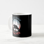 Mug Juste un garçon qui aime les loups (Devant gauche)