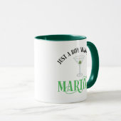 Mug Juste Un Garçon Qui Aime Les Martinis (Devant droit)
