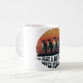 Mug Juste un garçon qui aime les pingouins (Devant gauche)
