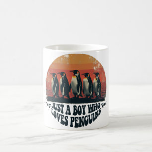 Mug Juste un garçon qui aime les pingouins