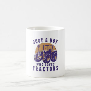 Mug Juste un garçon qui aime les tracteurs et les cami