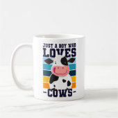 Mug Juste Un Garçon Qui Aime Les Vaches (Gauche)