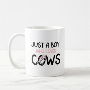 Mug Juste un garçon qui aime les vaches Ferme de vache