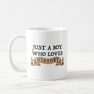 Mug Juste un garçon qui aime l'histoire
