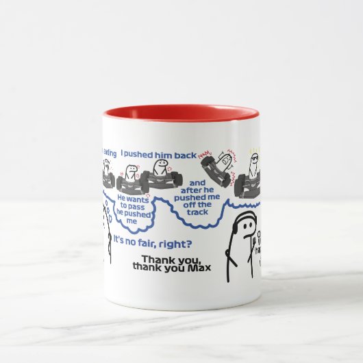 Mug Juste un inchident F1 (Centre)