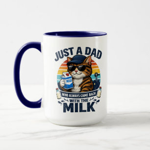 Mug Juste un papa qui est toujours venu drôle Chat F