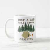 Mug Juste un père qui aime le camping et la randonnée (Gauche)