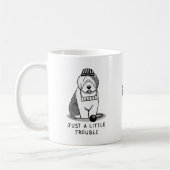 Mug Juste un petit problème Vieux anglais Sheepdog Gre (Gauche)