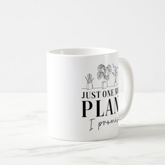 Mug Juste un Plante de plus (Devant droit)