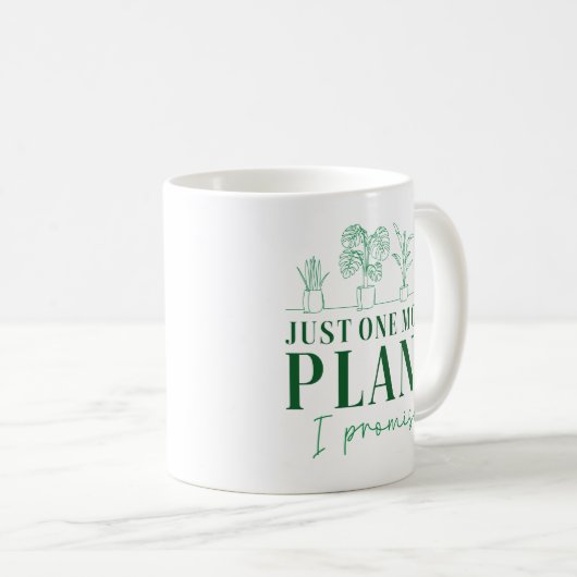 Mug Juste un Plante de plus (Devant droit)