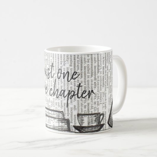 Mug Juste un plus de chapitre (Devant droit)