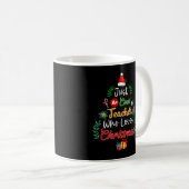 Mug Juste Un Professeur Cool Aime Noël Arbre Pyjamas S (Devant droit)