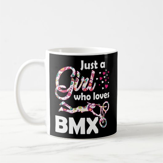 Mug Juste Un Qui Aime Bmx Bmx Biking Biker (Gauche)