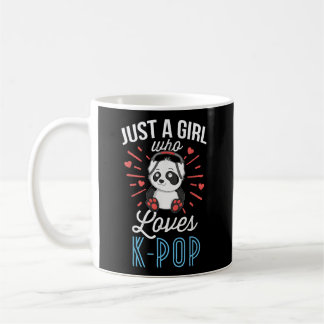 Mug Juste un qui aime la marchandise K-Pop Panda Kpop