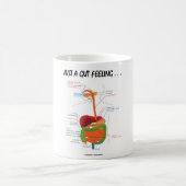 Mug Juste un sentiment d'intestin… (Humour d'appareil (Centre)