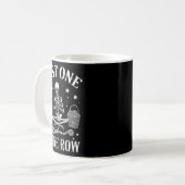 Mug Juste une autre rangée Squelette Crochet Chat Drôl (Devant gauche)