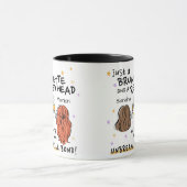 Mug "Juste une Brunette et une tête rouge" Musique per (Centre)