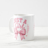 Mug Juste une Fille Arc Rose (Devant gauche)
