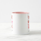 Mug Juste une fille Croquette fraise Bow esthétique (Centre)