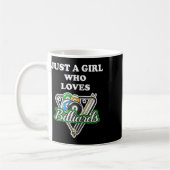 Mug Juste Une Fille De 9 Ll Vivant Dans Un Snooker Mon (Gauche)