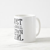 Mug Juste une fille de petite ville (Devant droit)