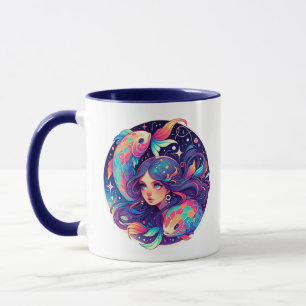 Mug Juste une fille de pisces   Horoscope