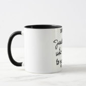Mug Juste une fille qui a décidé d'aller pour lui (Gauche)