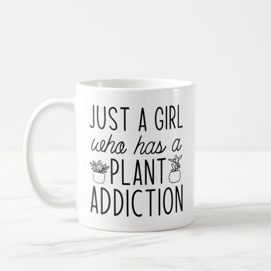Mug Juste Une Fille Qui A Une Toxicité Plante (Gauche)