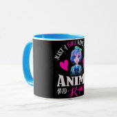 Mug Juste une fille qui aime Anime et K-Pop (Devant gauche)
