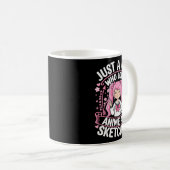 Mug Juste Une Fille Qui Aime Anime Et Sching (Devant droit)