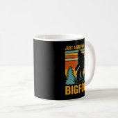 Mug Juste Une Fille Qui Aime Bigfoot (Devant droit)