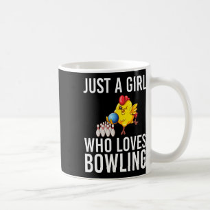 Mug Juste Une Fille Qui Aime Bowling Bowler Bowl Jeu W