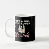 Mug Juste Une Fille Qui Aime Bowling Bowler Femmes Fil (Gauche)