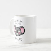 Mug Juste une fille qui aime celle de Koala (Devant gauche)