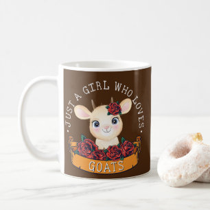 Mug Juste une fille qui aime Chèvres Farmer femmes Ch